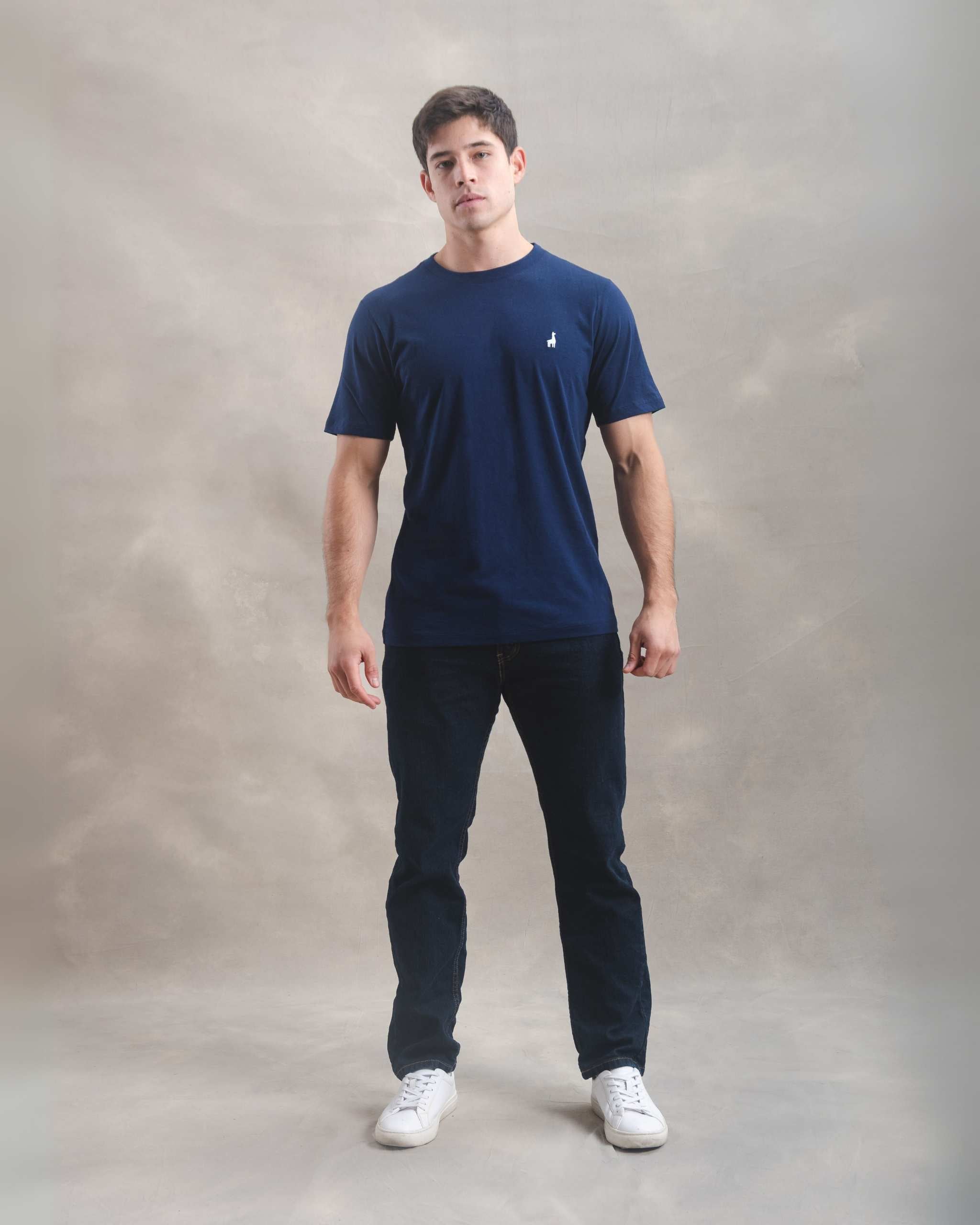 Polo Azul Marino 100% Soft Pima