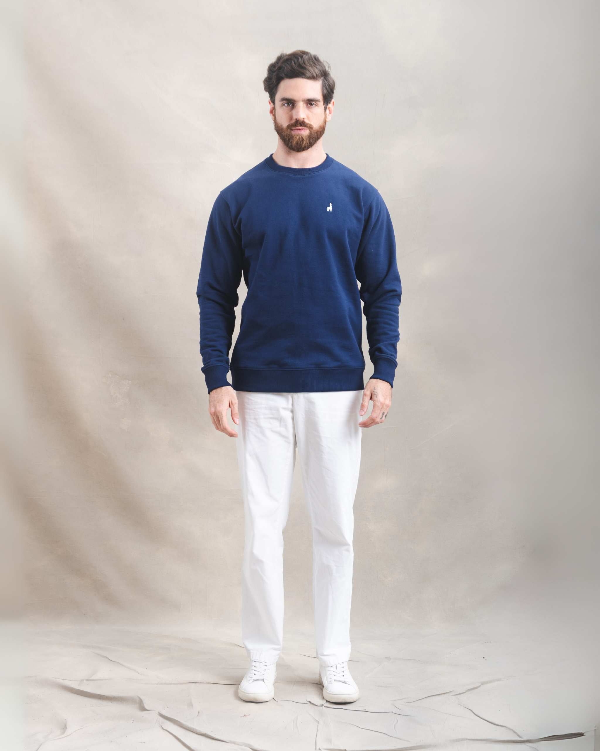 Polera Crewneck Azul