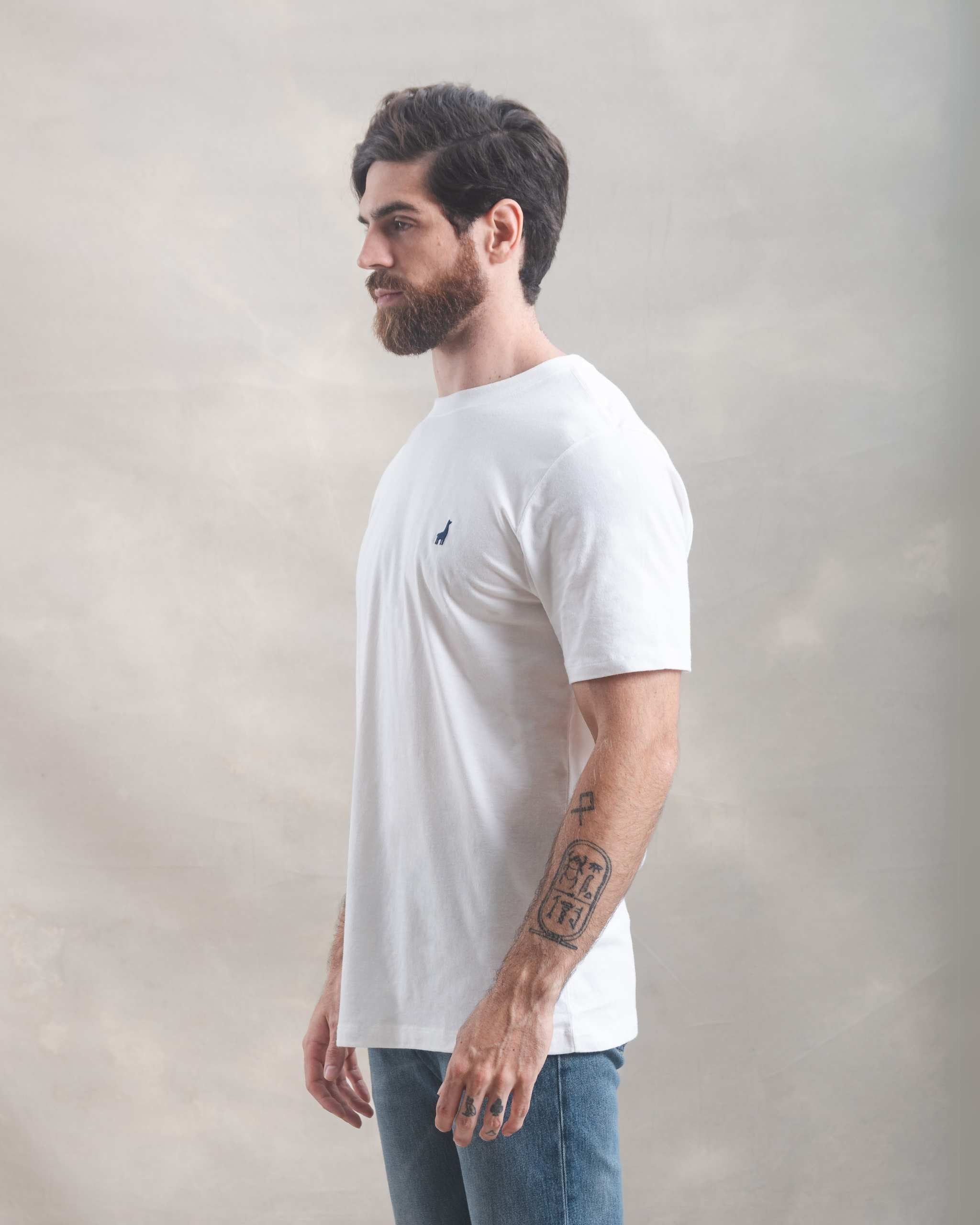 Polo Blanco Marfil 100% Soft Pima