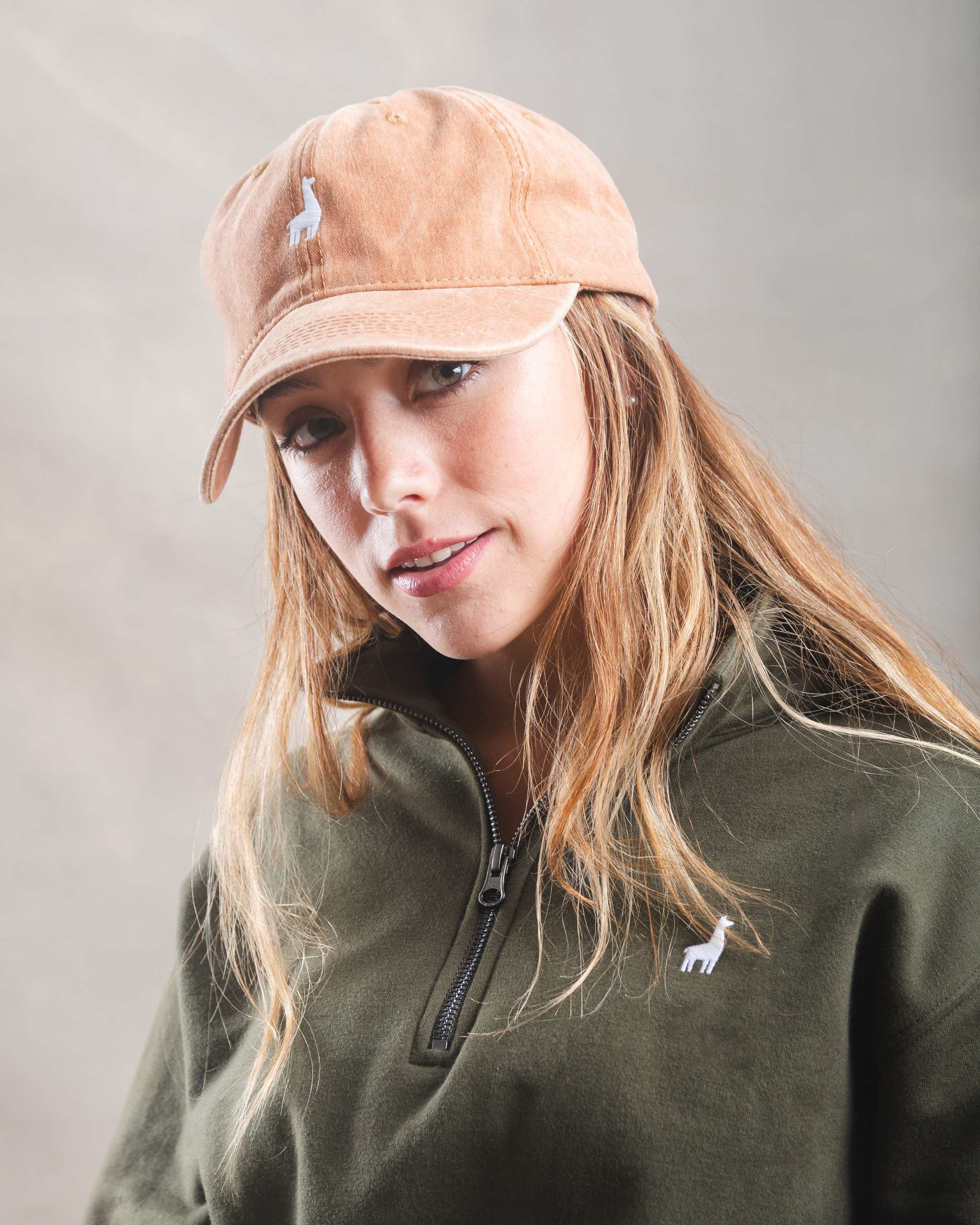 Polera Quarter Zip Verde