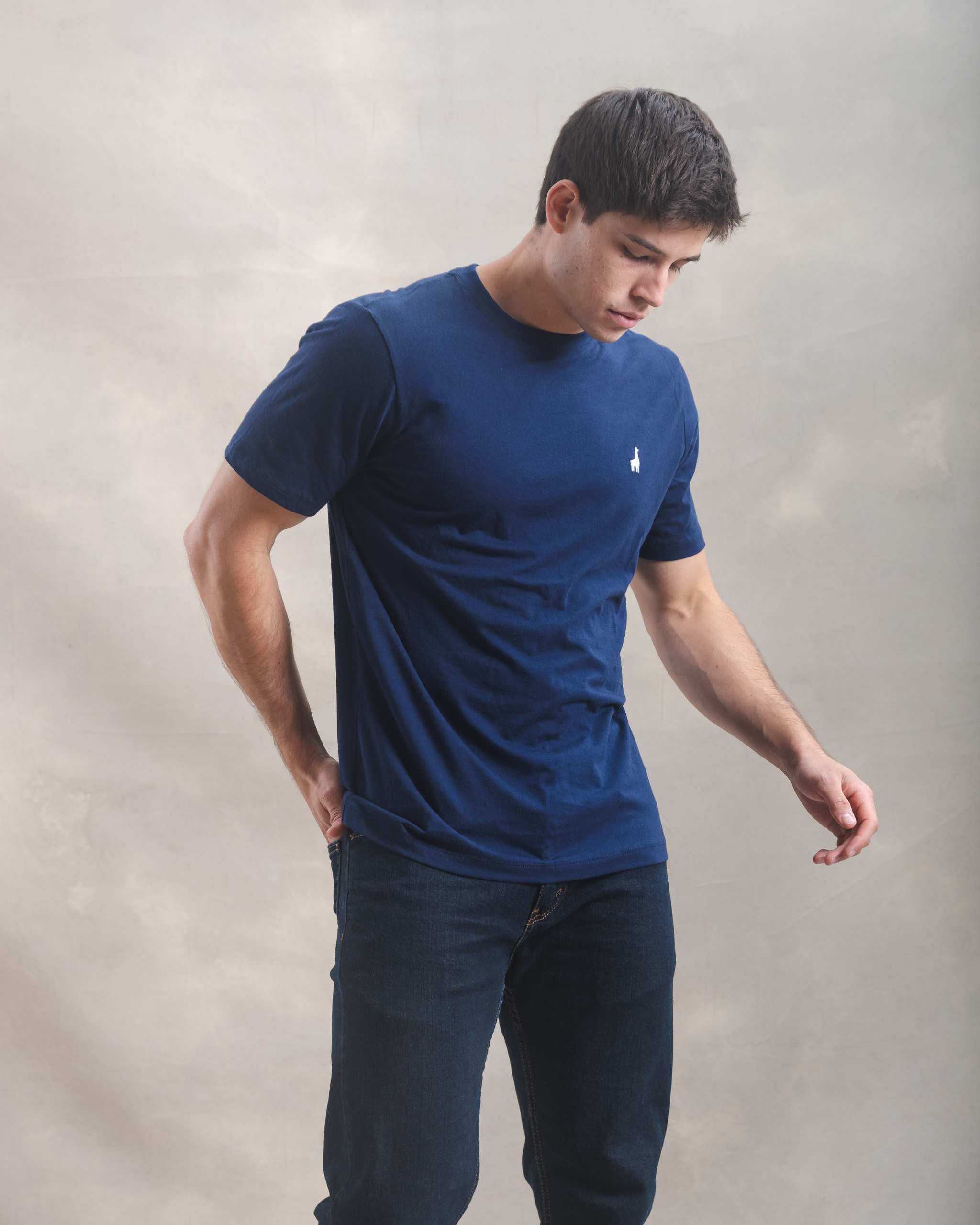 Polo Azul Marino 100% Soft Pima