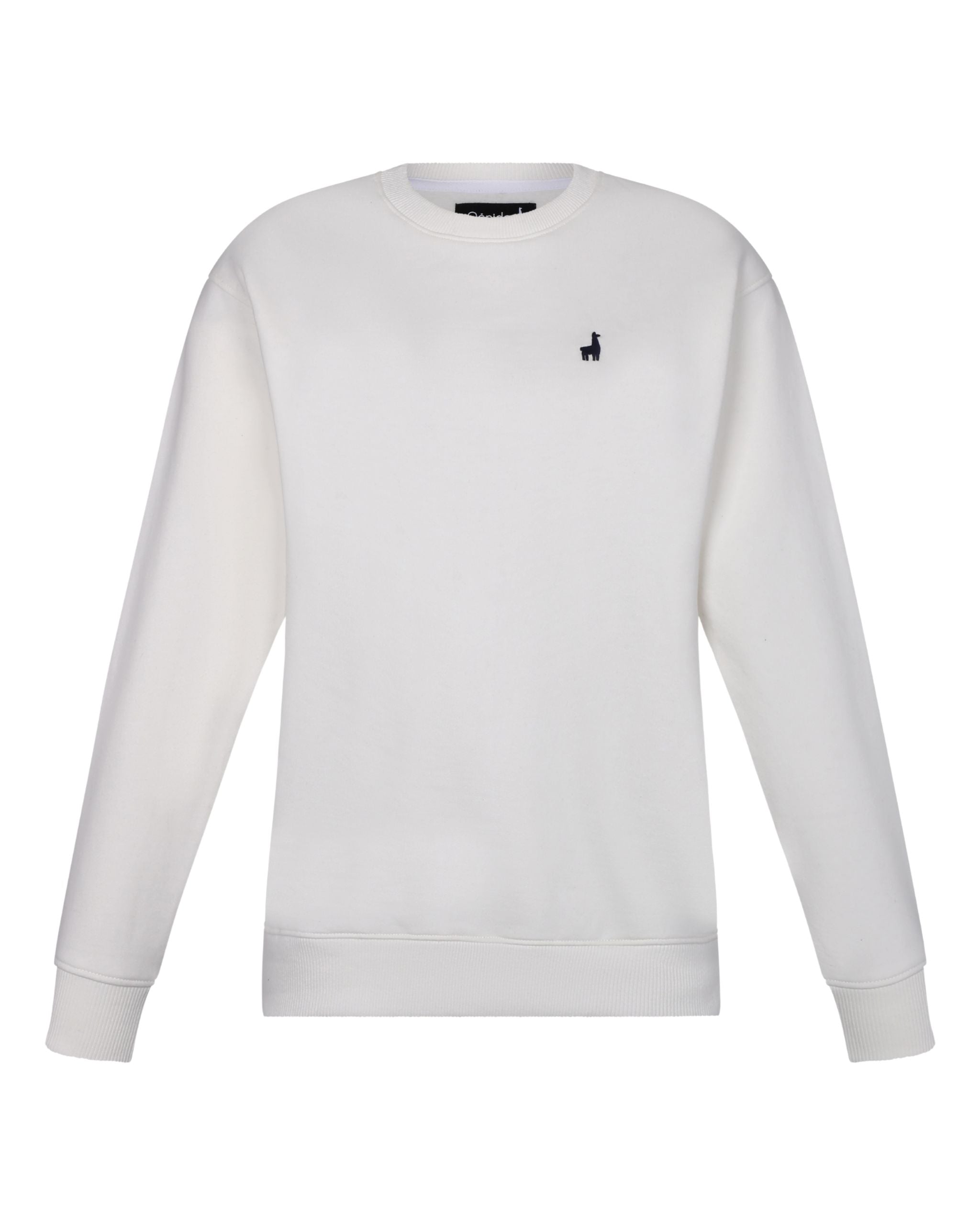 Polera Crewneck Oversize Blanco Marfil
