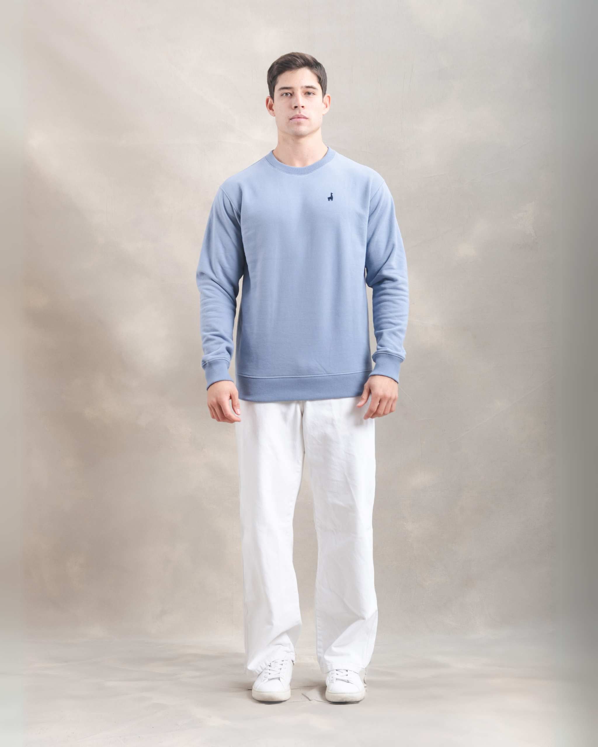 Polera Crewneck Blue Lila