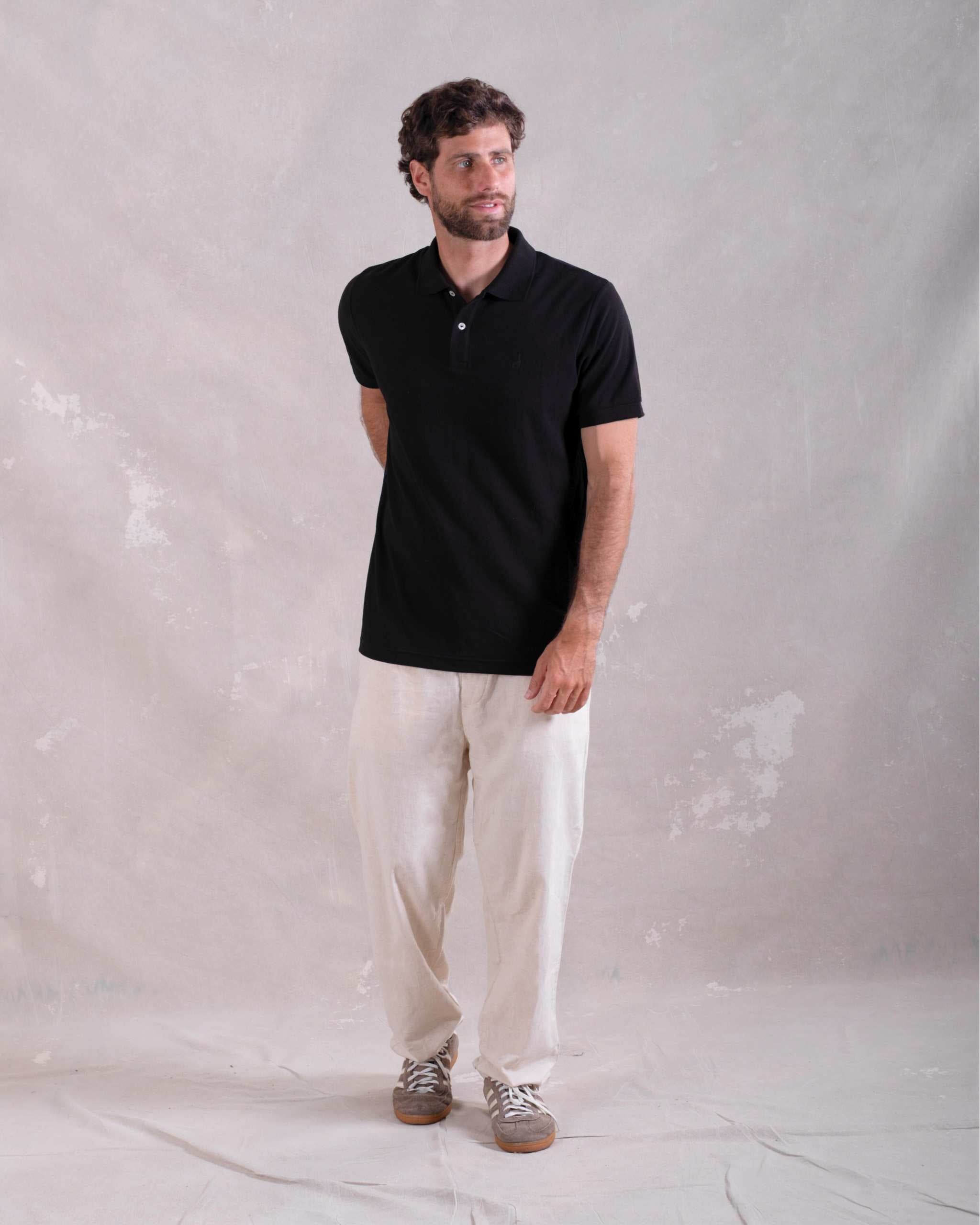 Polo Piqué All Black