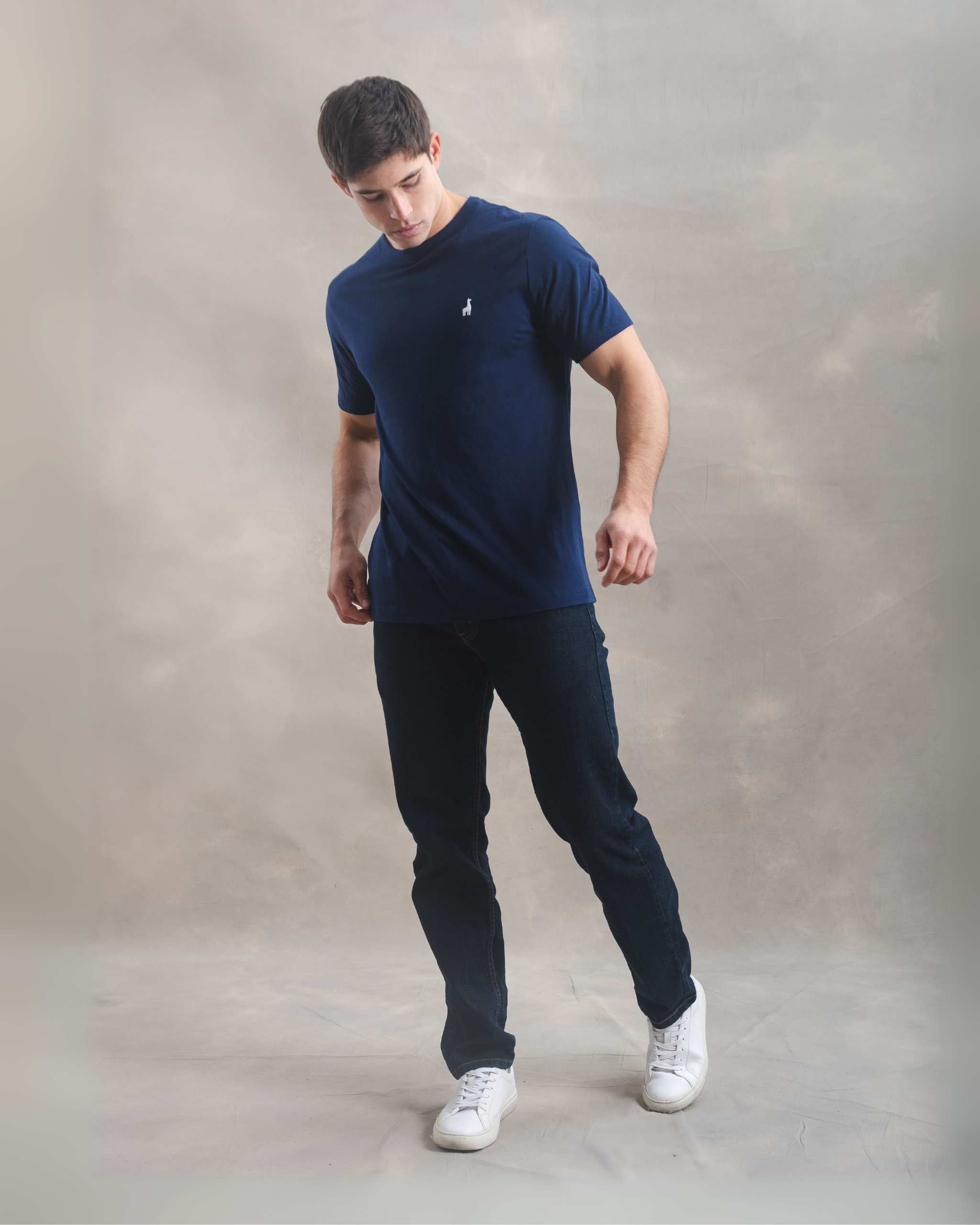 Polo Azul Marino 100% Soft Pima