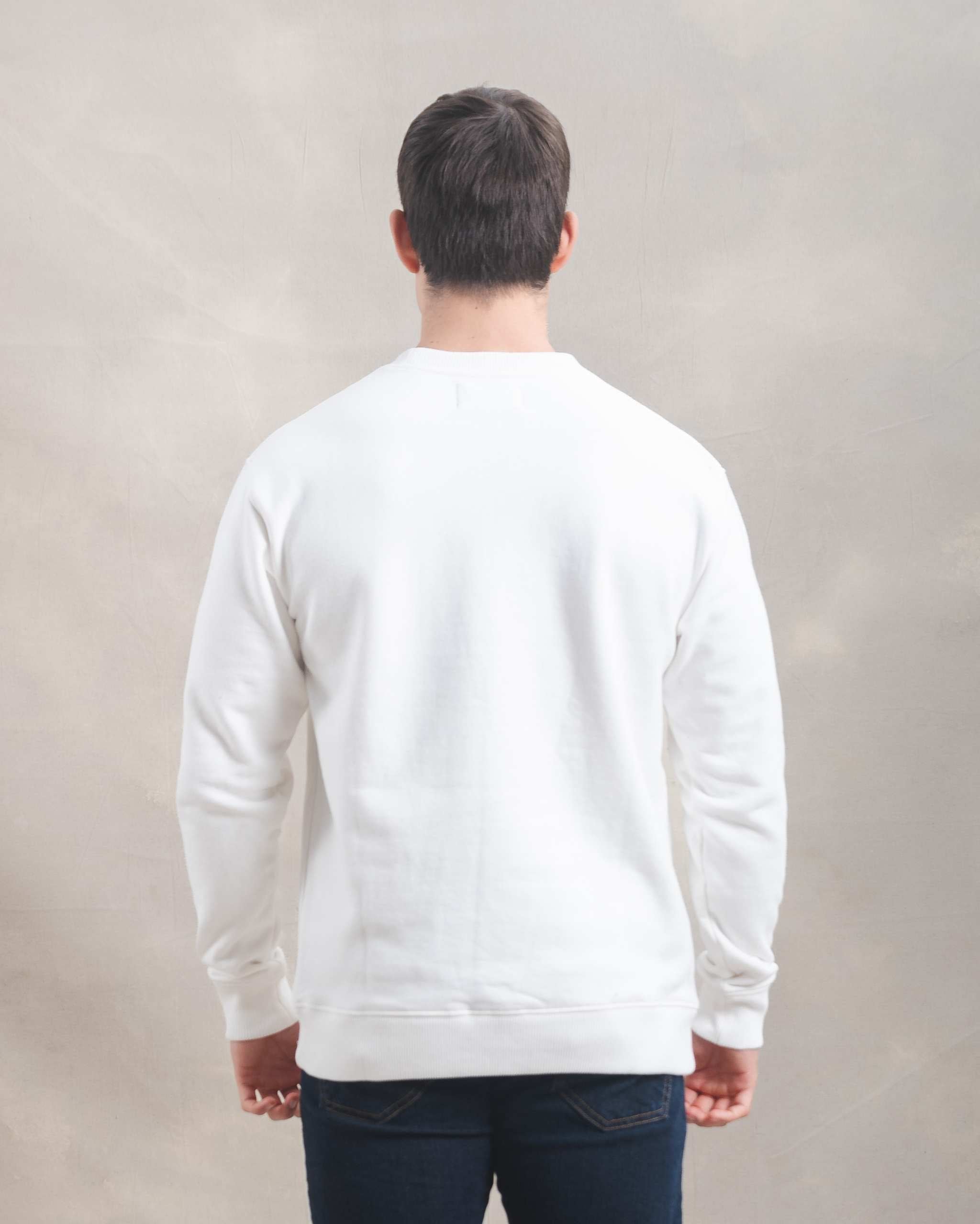 Polera Crewneck Blanco Marfil