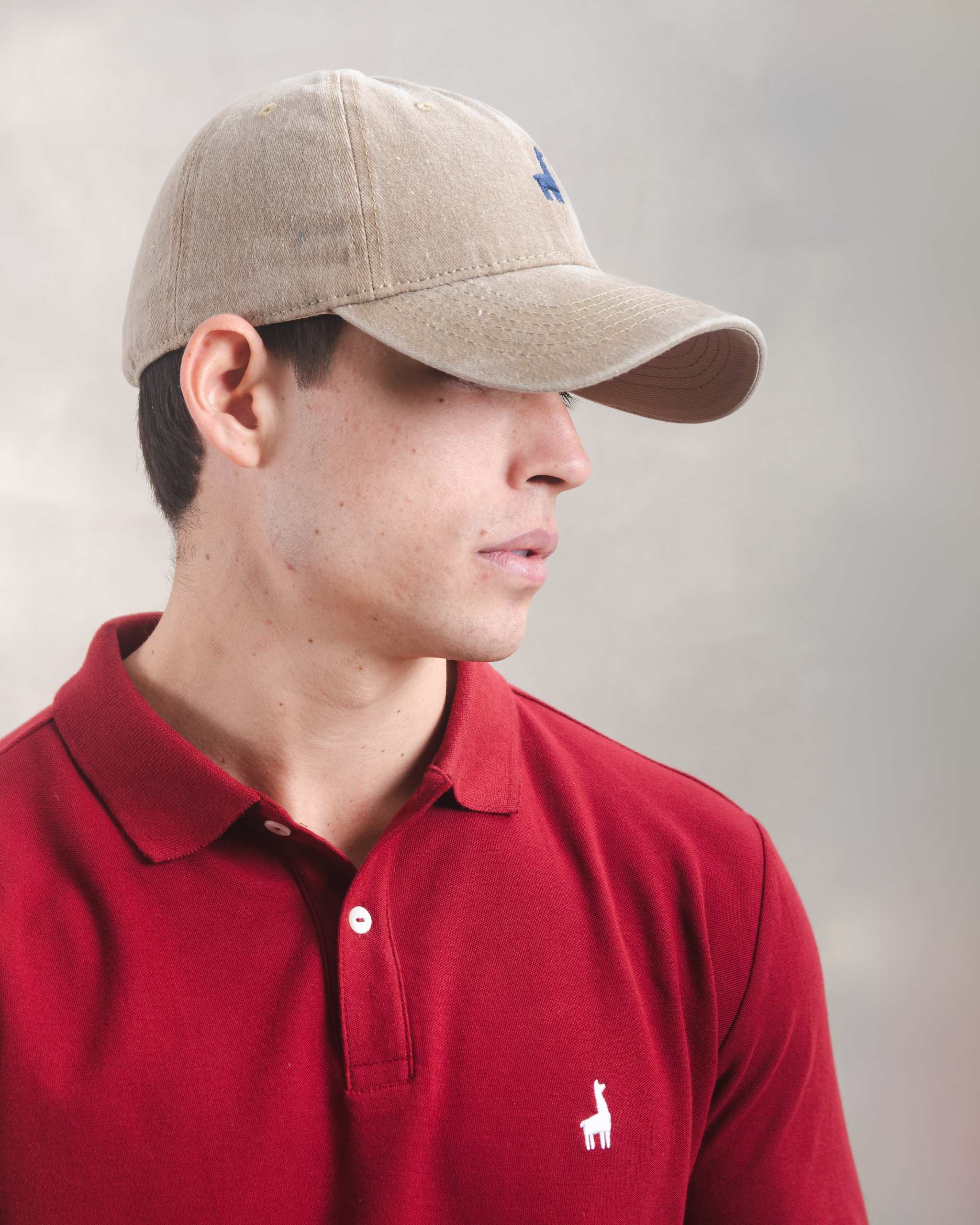 Polo Piqué Manga Larga Guinda (V)